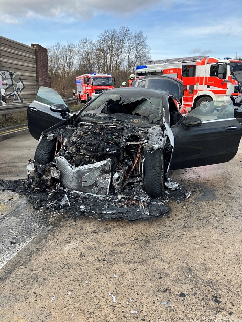 PKW Brand auf der A7&nbsp;&copy;&nbsp;Stadt Hildesheim