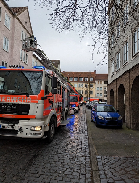 Küchenbrand Rosenhagen © Stadt Hildesheim