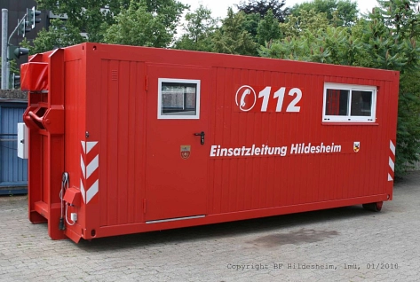 Abrollbehälter Besprechung © Stadt Hildesheim