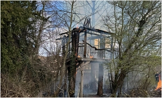 Baumhausbrand Moritzberg